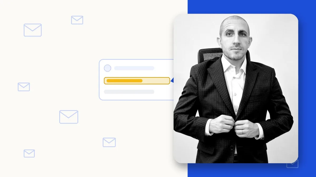 Petar Kostadinov, email practitioner since 2012 — resume email subject lines